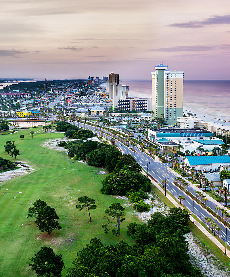 Panama City during sunrise